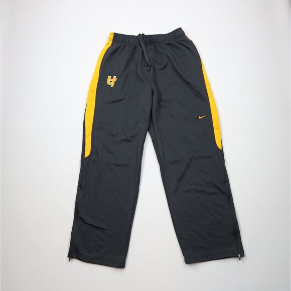 Vintage Nike Mens Large University of Toledo Wide Leg Sweatpants Pants Gray